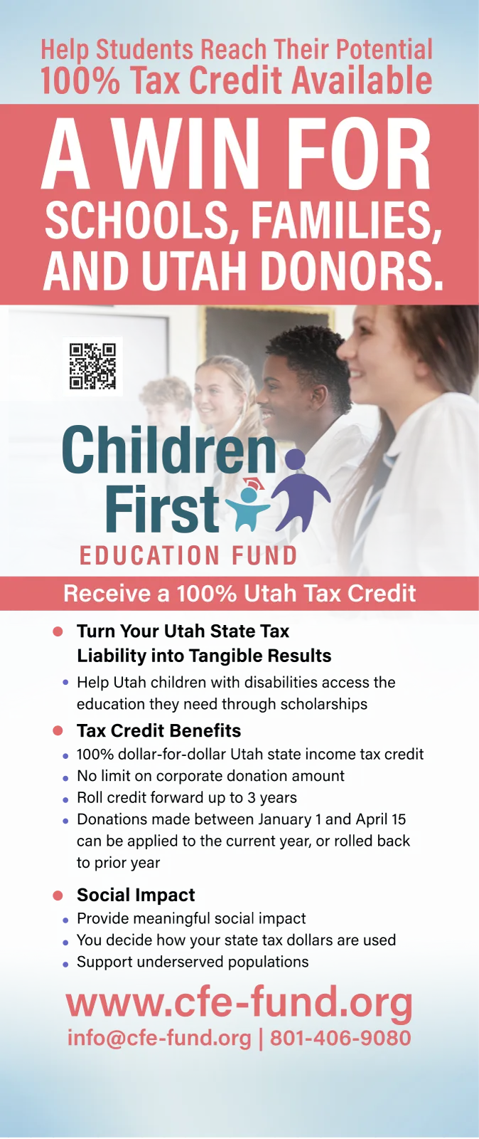 Children First Education Fund retractable banners